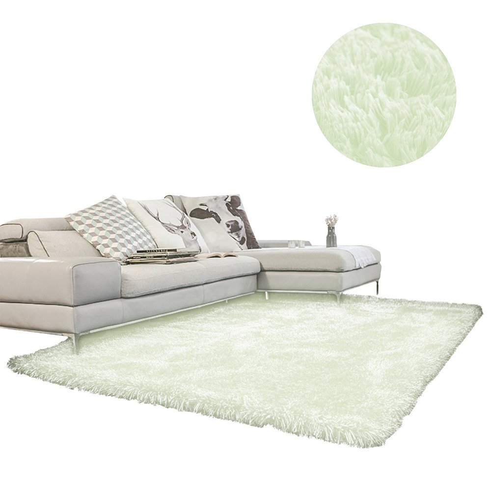 Strado Dywan pokojowy Shaggy  120x160 WhiteLime (Biała Limonka)