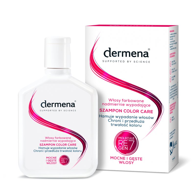 Pharmena SA Dermena Color Care szampon regenerujący przeciw wypadaniu włosów 200 ml 7066367