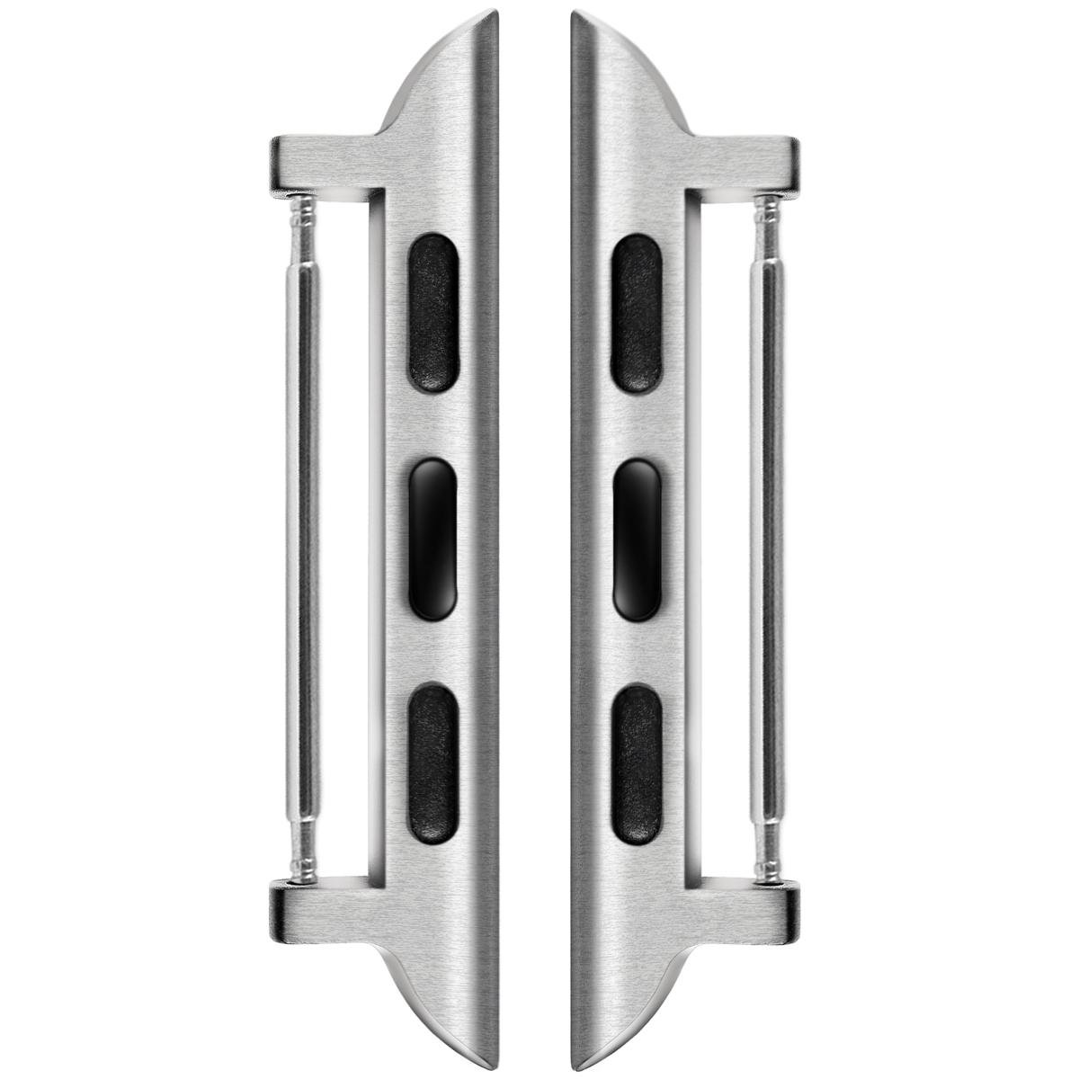 moVear Adapter do paska 22mm na Apple Watch 6 SE 5 4 3 2 1 44/42 | Srebrny Standard 1144-uniw