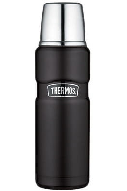 Thermos stal nierdzewna King 470 ML butelka, matowy czarny, 0,47 l 190755