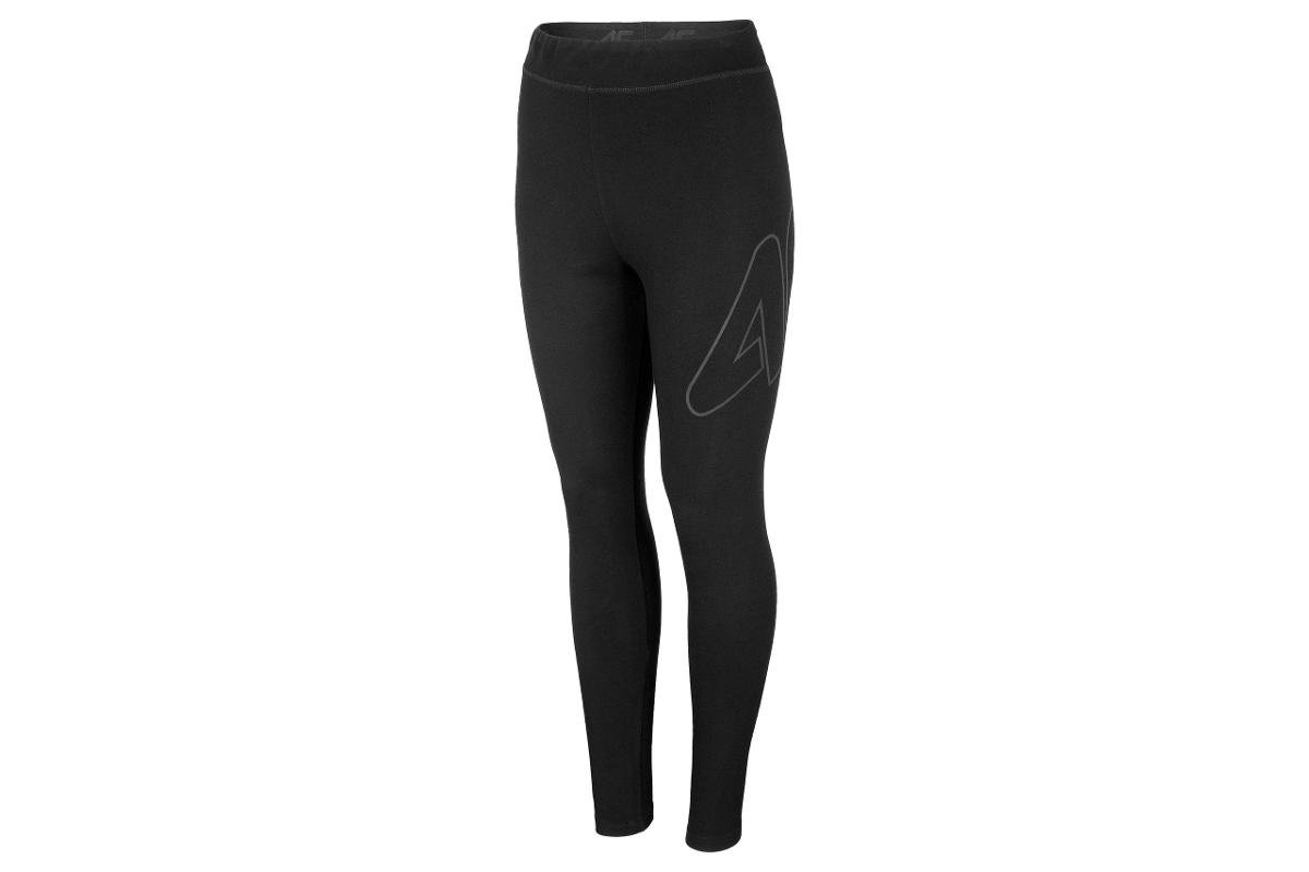 4F, Spodnie damskie, H4L20 LEG010 H4L20 LEG010, czarny, rozmiar XS