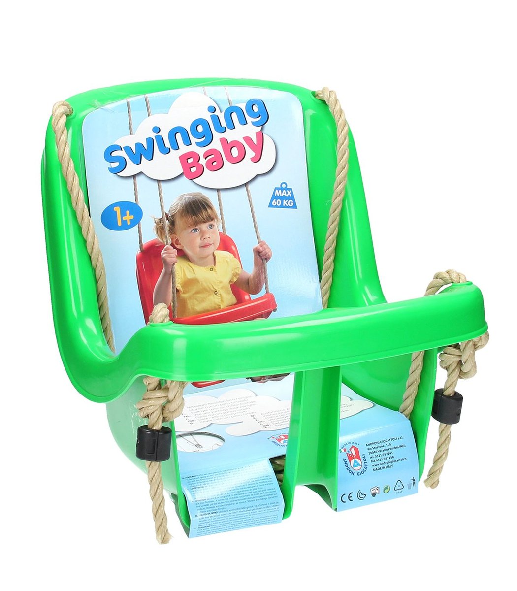 Simba huśtawka dziecięca Swinging huśtawka dziecięca Zielony Czerwony dzieci na biegunach w zestawie: Linka, czerwony 8300D/6229