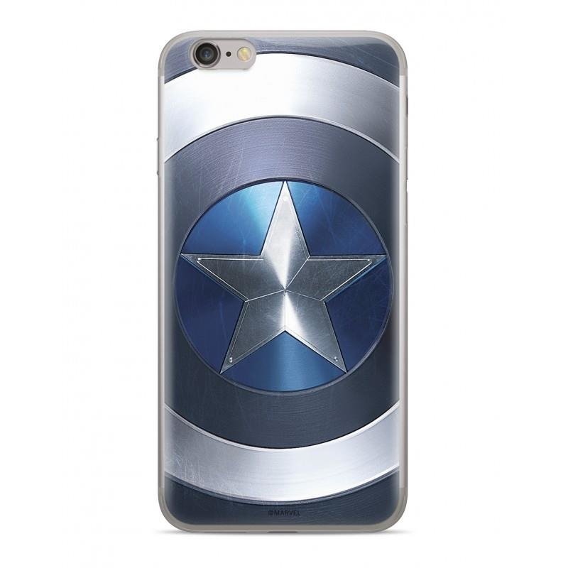 Samsung Oryginalne etui Marvel z nadrukiem Kapitan Ameryka 005 do Galaxy A71 niebieski (MPCCAPAM1655)