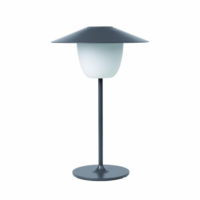 Blomus Przenośne, stojące na podłodze Lampa LED niski ciepły szary