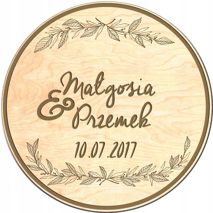 Podziękowanie dla gości ślub, wesele magnes mk1