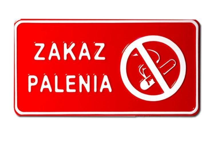 Tabliczka 15*29CM ZAKAZ PALENIA
