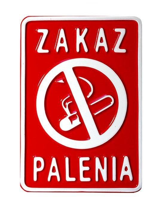 Tabliczka 15*20CM ZAKAZ PALENIA