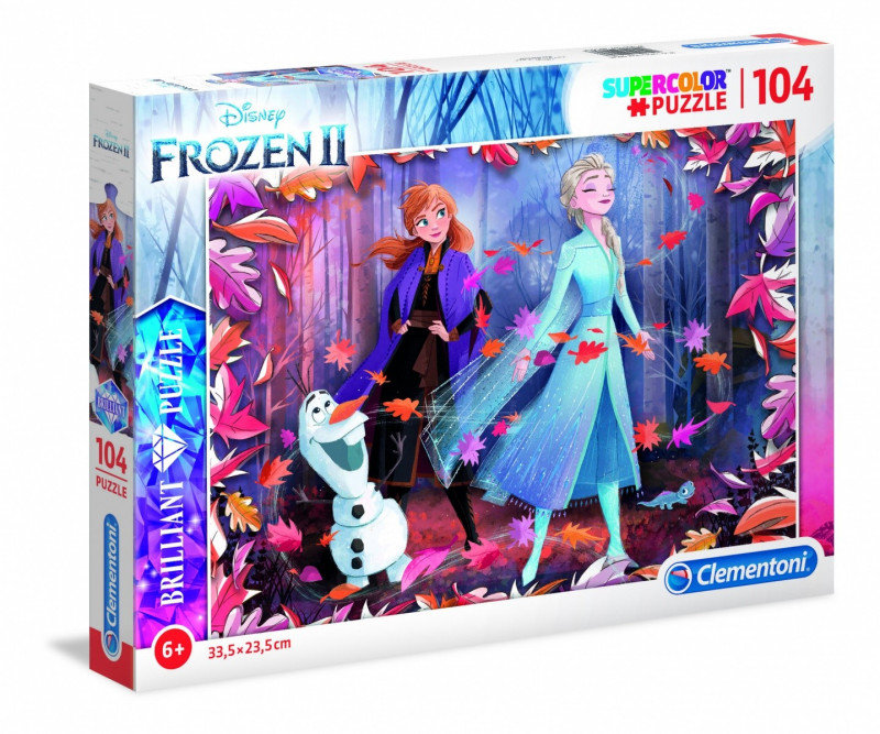 Clementoni Puzzle 104 Brilliant Frozen 2
