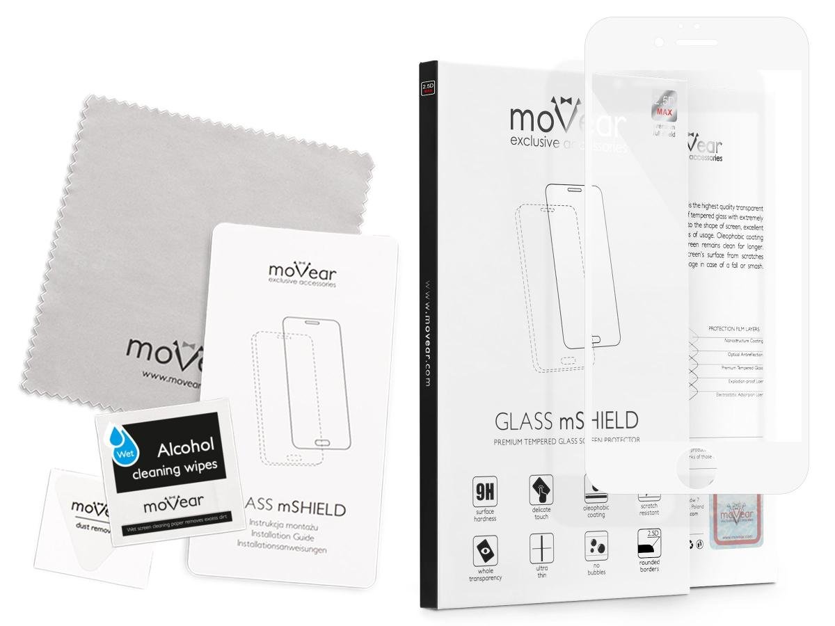 movear Szkło Hartowane do Etui 2.5D MAX na iPhone 6 6s Pyłoszczelne Full Glue Cały Ekran A0IP6GMM03AWH