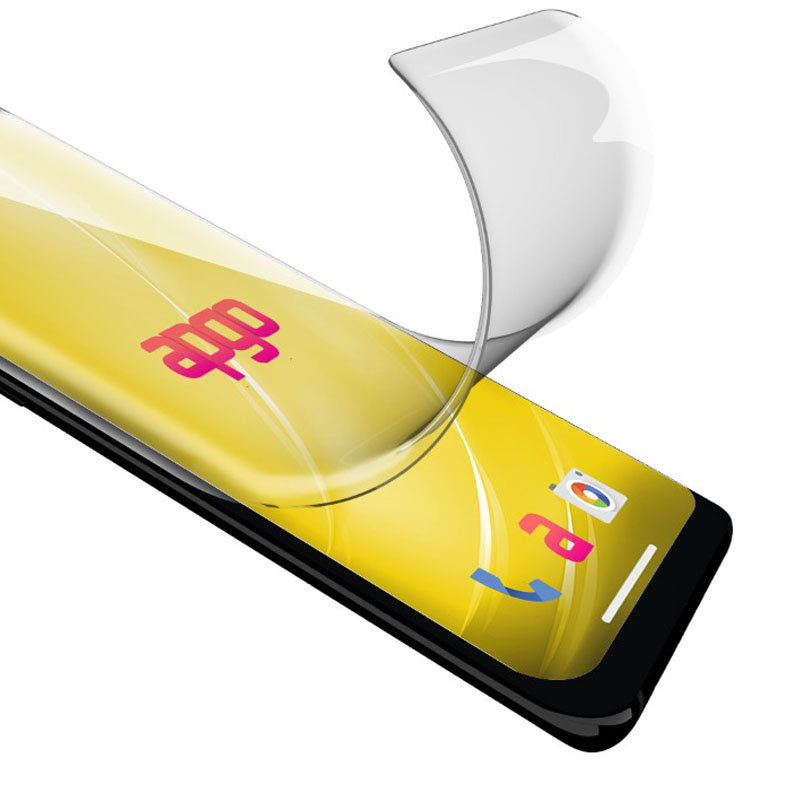 Hydrożel folia na zaokrąglony ekran do Samsung Galaxy A7 A700F, apgo nie pęka, Pełny Ekran, Hydrogel
