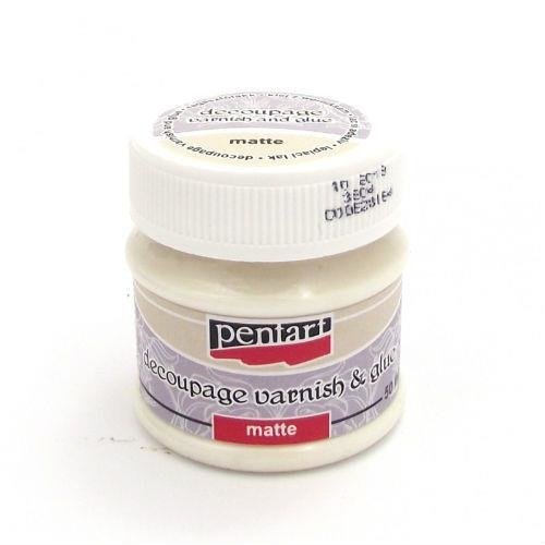 Klej z werniksem do decoupage 50 ml MATOWY