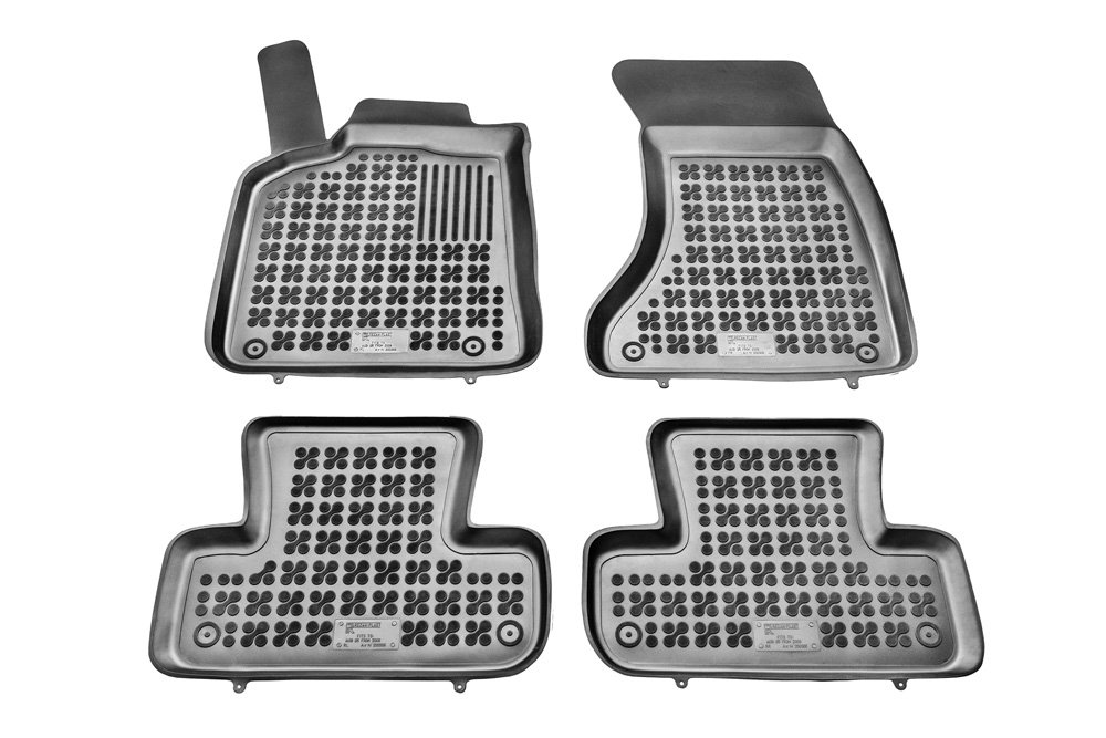 REZAW PLAST Dywaniki gumowe czarne PLAST 200306, 4 szt, Audi Q5 2008 - 2017 PLAST 200306