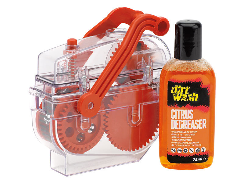 WELDTITE Maszyna do czyszczenia łańcucha DIRTWASH DIRT TRAP CHAIN DEGREASER MACHINE + Odtłuszczacz 75ml WLD-6017) WLD-6017