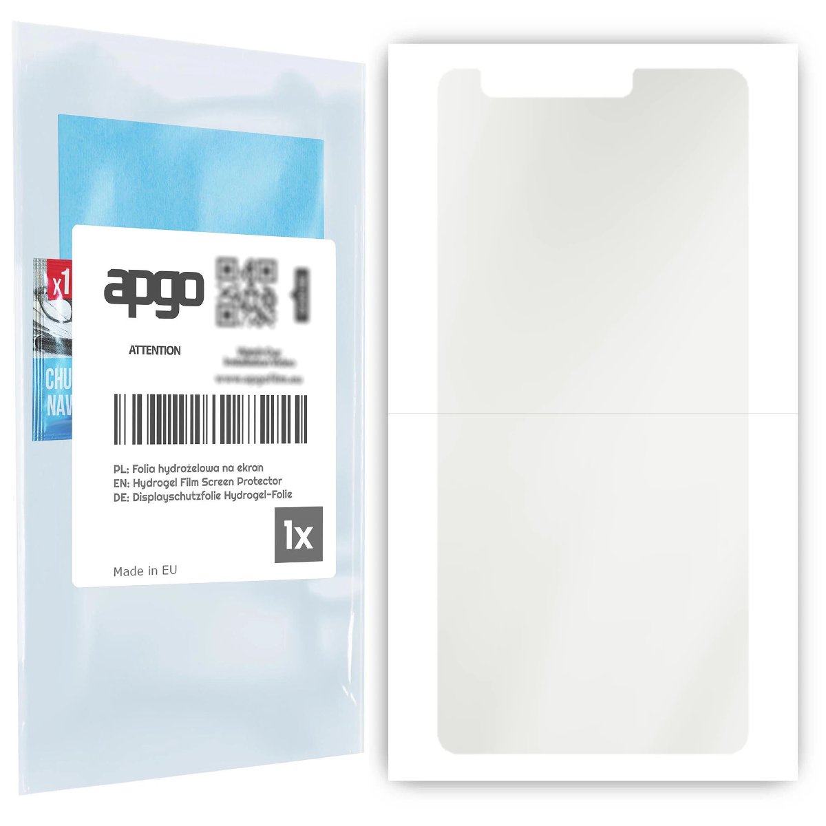 Folia ochronna hydrożelowa MATOWA na ekran do Nokia 3.1 -  na cały ekran apgo Hydrogel Matte 5D Full Glue