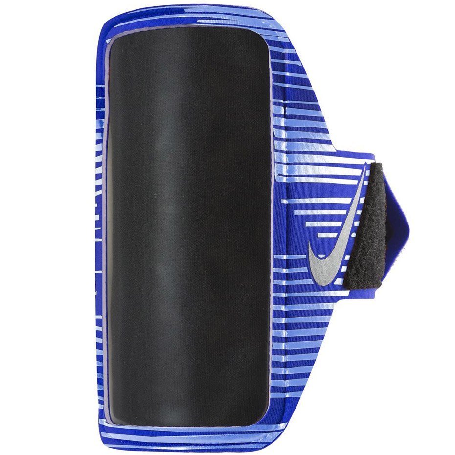 Nike, Saszetka na ramię, Printed Lean Arm Band NRN68439, niebieski, 13x7 cm