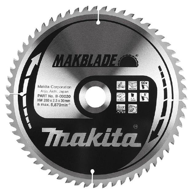 MAKITA PIŁA TARCZOWA  260x30x24z DO 2704