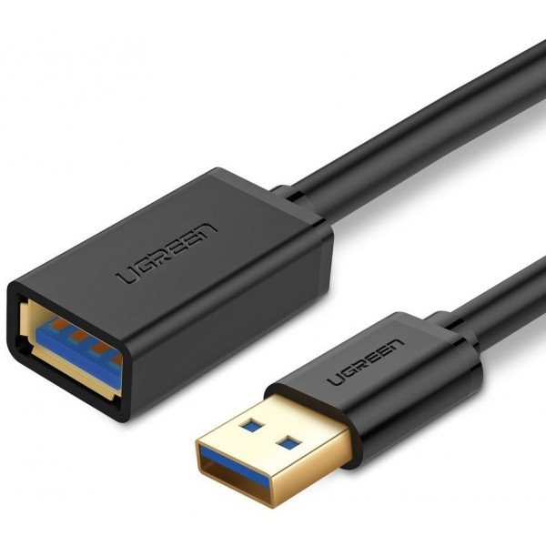 UGREEN Kabel 30125 (USB 3.0 M - USB 3.0 F; 0,50m; kolor czarny) 2_223309