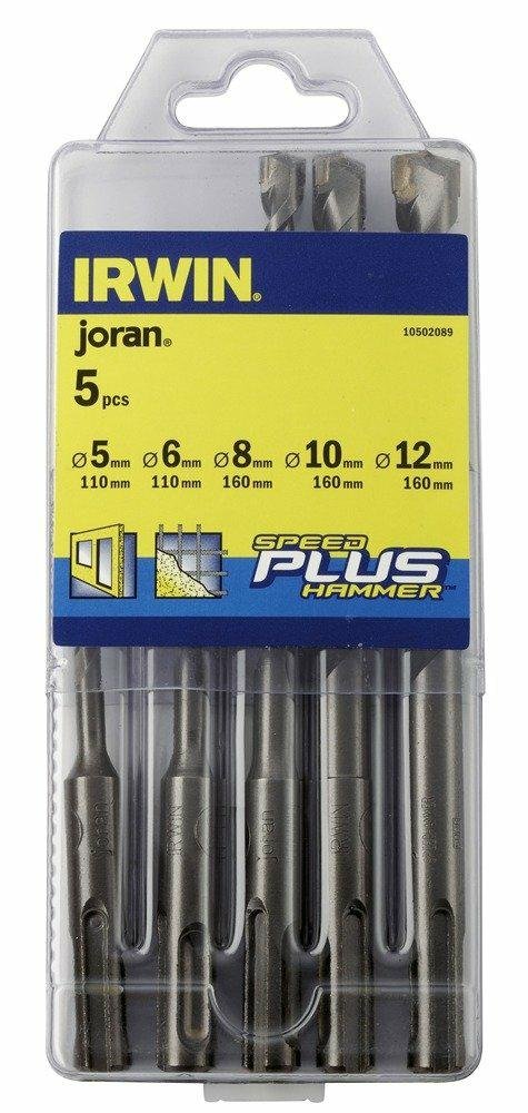 Irwin Zestaw wierteł do betonu 5-12MM 5 SZT. SPEEDHAMMER PLUS