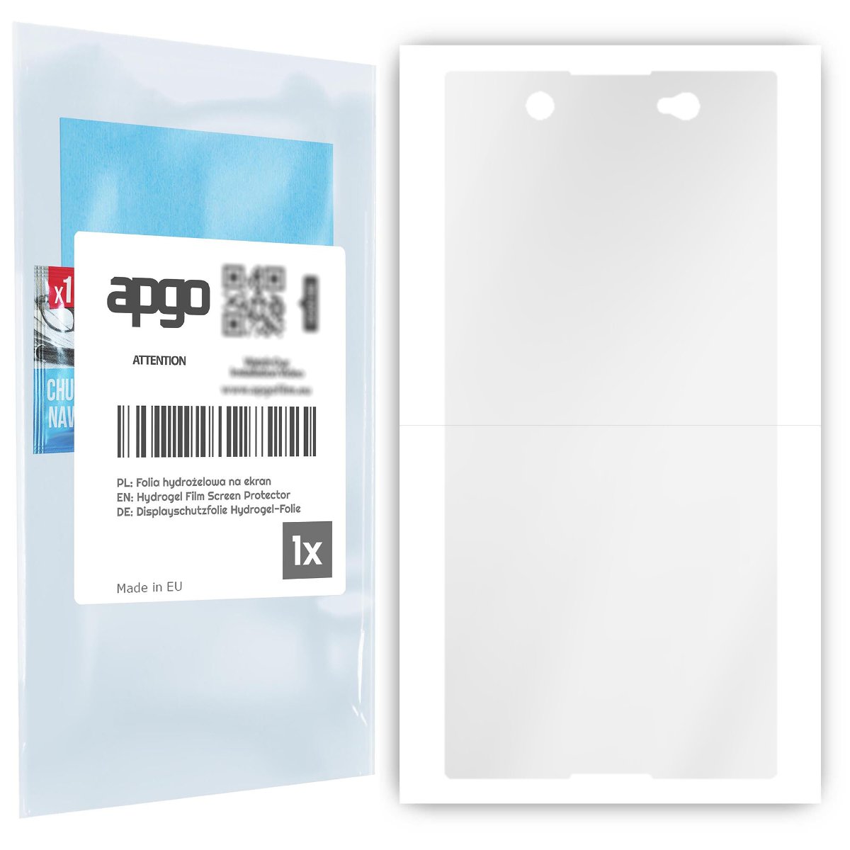 Folia ochronna hydrożelowa na ekran do Sony Xperia XA1 Ultra -  na cały ekran apgo Hydrogel TPU 5D Full Glue