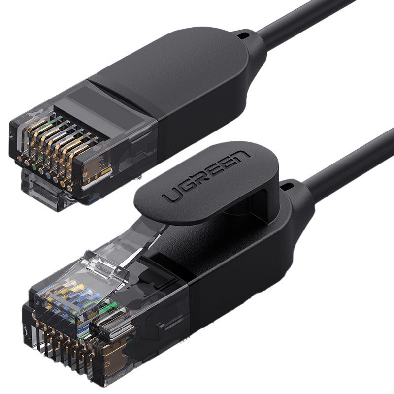 Ugreen Ugreen kabel przewód internetowy sieciowy Ethernet patchcord RJ45 Cat 6A UTP 1000Mbps 1 m czarny (70332) - 1 70332