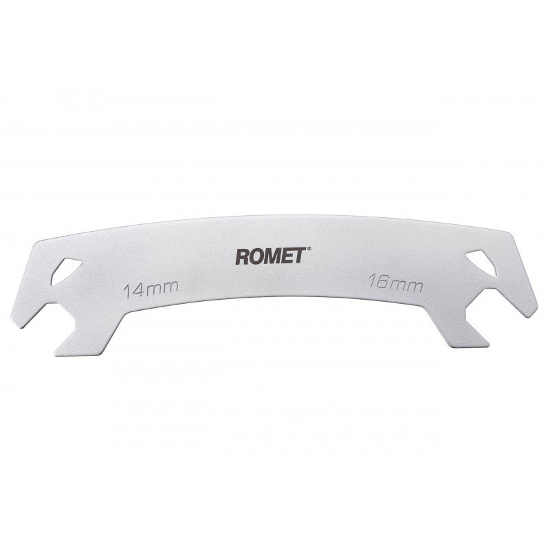 Romet Klucz płaski 14mm 16mm ROMET CW-146 stal hartowana, srebrny