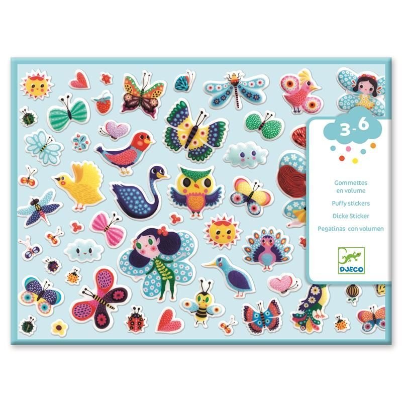 Djeco Alitas naklejki balony UNISEX-INFANTIL, wielokolorowe (39083) 39083