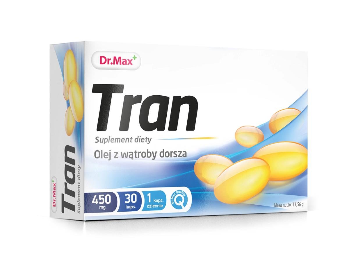 Dr.Max, suplement diety Tran, 30 kapsułek