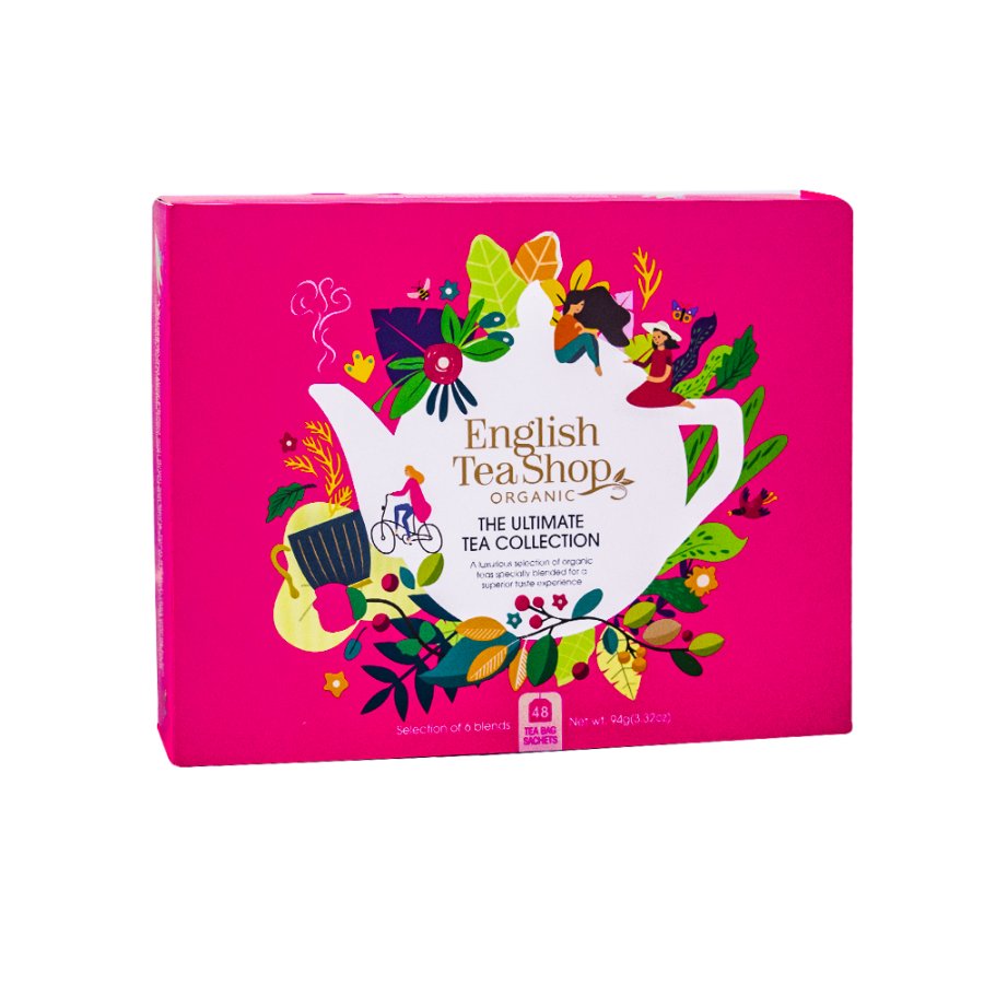 English Tea Shop, zestaw herbat Organic The Ultimate Tea Collection, 48 saszetek