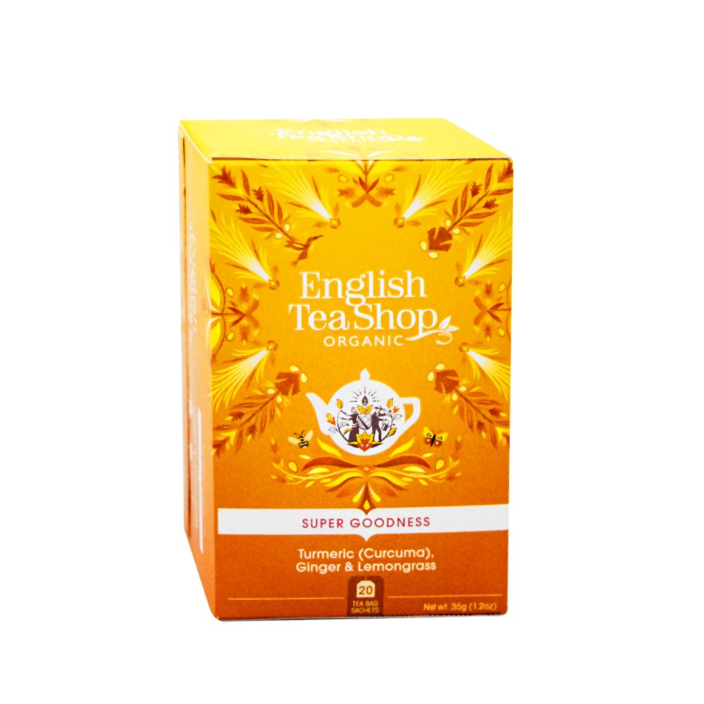 Herbata ETS Turmeric, Ginger & Lemongrass, 20 saszetek