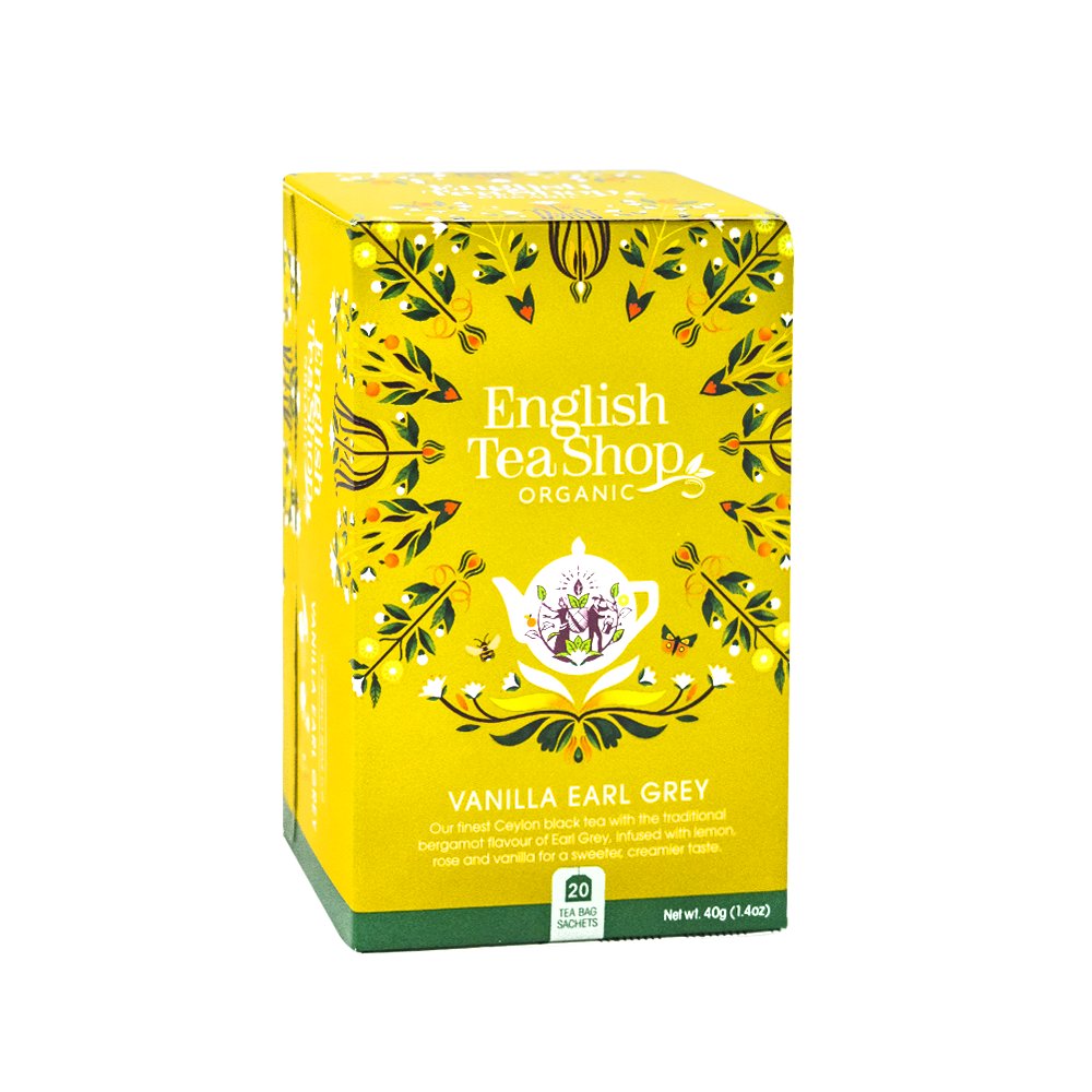 English Tea Shop,  herbata czarna Vanilla Earl Grey, 20 saszetek