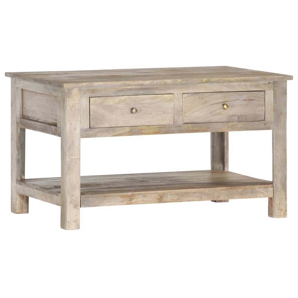 vidaXL Stolik kawowy, 82x52x47 cm, lite drewno mango