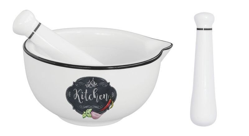 Nuova Cer R2S Moździeż i tłuczek z porcelany R2S 1607 KIBK