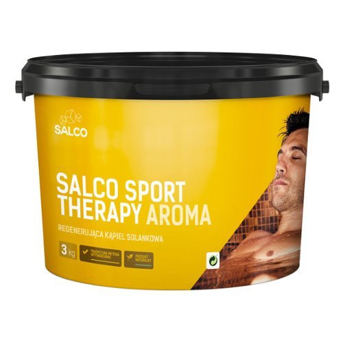 Salco Sport Therapy Aroma Żurawina - Regenerująca Sól Do Kąpieli (Wiaderko 3Kg)