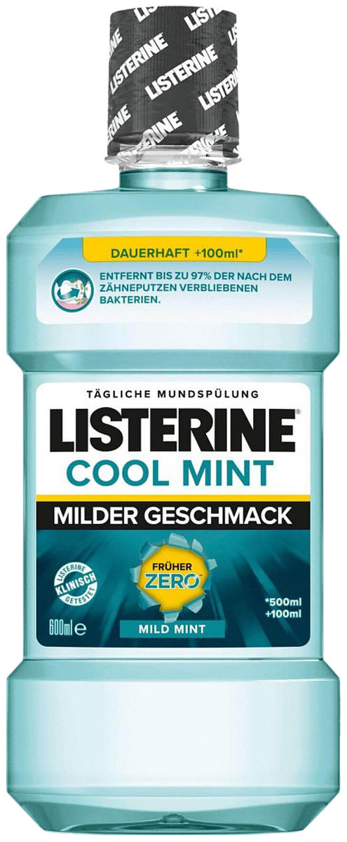 Listerine Cool Mint Płyn Do Jamy Ustnej 600 ML De