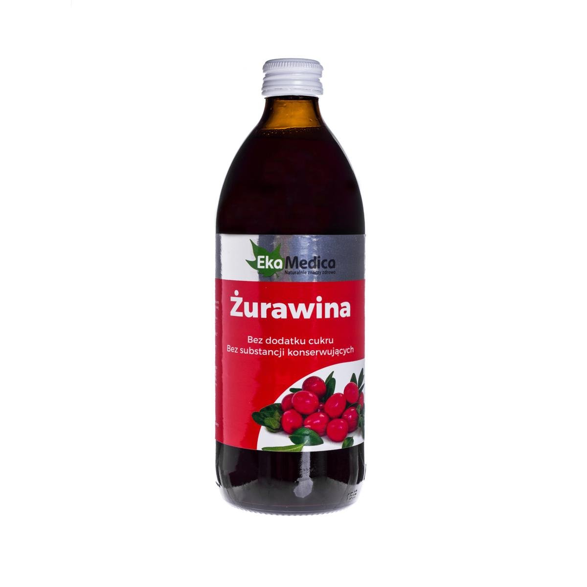 EkaMedica Żurawina sok 500 ml