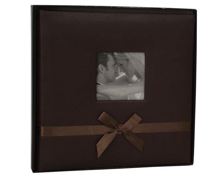 Album BEKRI/BL tradycyjny ślubny, skóropodobny, 20 kart/40 stron , brązowy