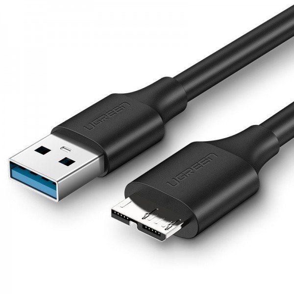 Фото - Кабель Ugreen Kabel USB 3.0 - micro USB 3.0  0.5m  (czarny)