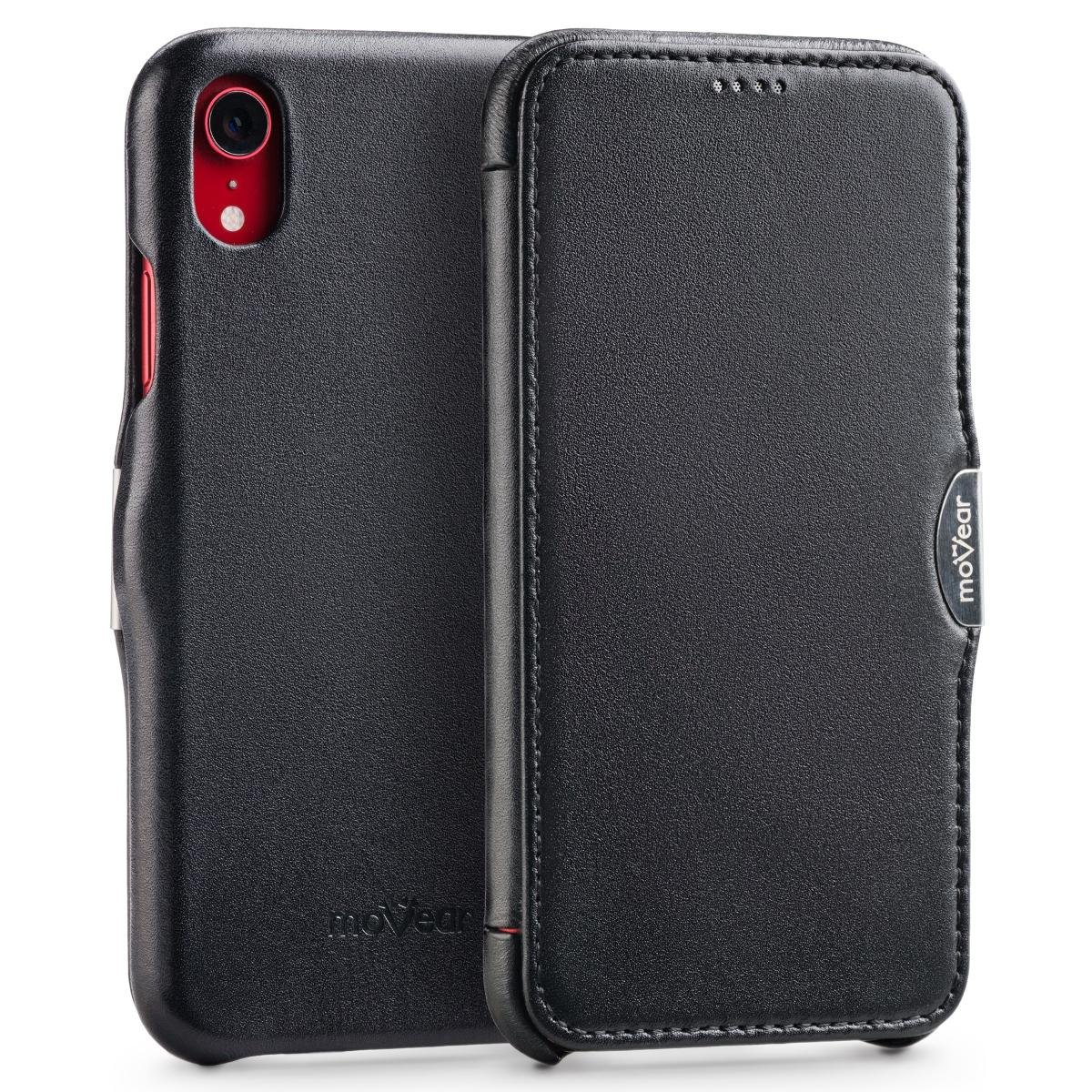 moVear moVear stylowe etui do Apple iPhone Xr | Skóra Gładka AIPXRS0CIBKSBK