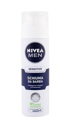 Nivea Nivea Men Sensitive pianka do golenia 200 ml dla mężczyzn 40716