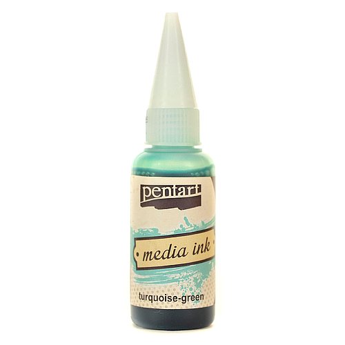 Tusz Media Ink 20 ml - turquoise-green