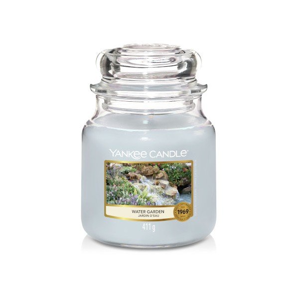 Yankee Candle Świeca zapachowa średni słój water garden 411g