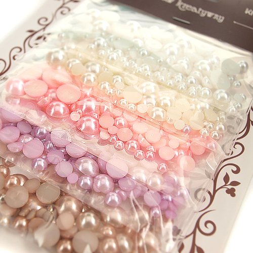 Perełki ozdobne zestaw 30 g - pastelowe