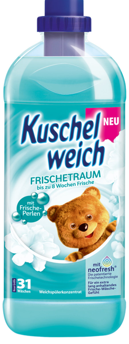 Kuschelweich Błękitny Koncentr Płyn Płukania 2x1L