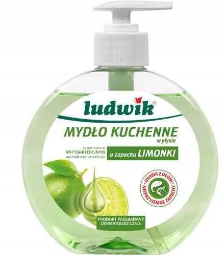 Ludwik Mydło kuchenne w płynie Limonka 380 ml