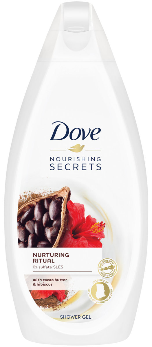 Dove Nurturing Ritual żel pod prysznic kakao 500ml