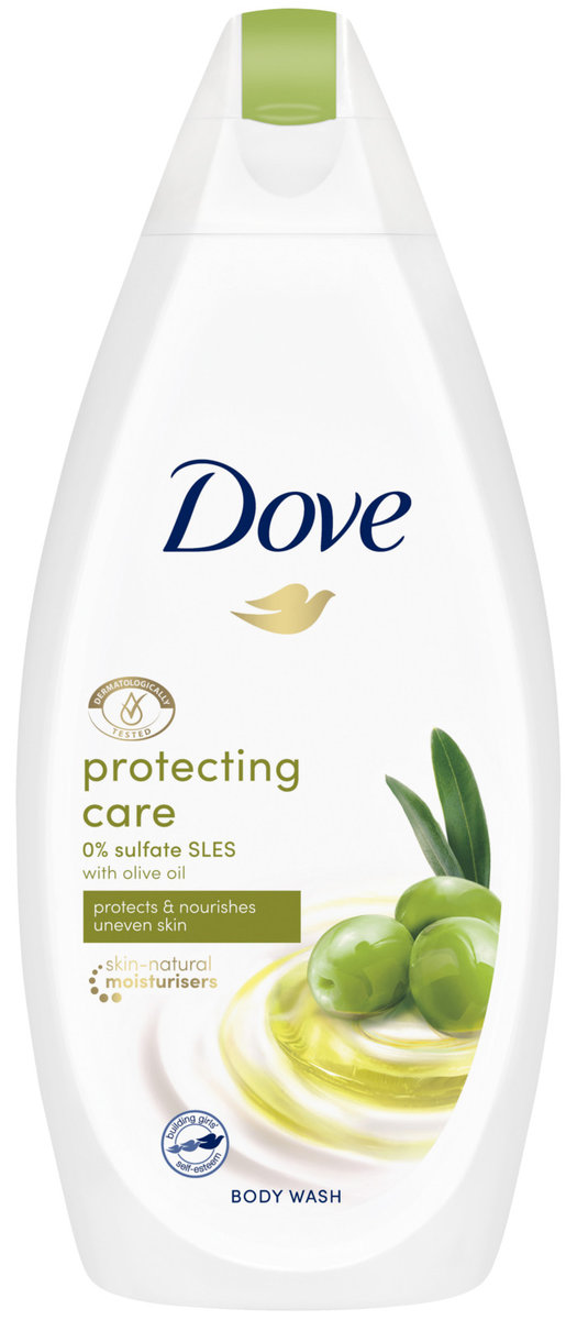 Dove PROTECTING CARE ŻEL POD PRYSZNIC ODŻYWCZY Z OLIWKĄ 500ML