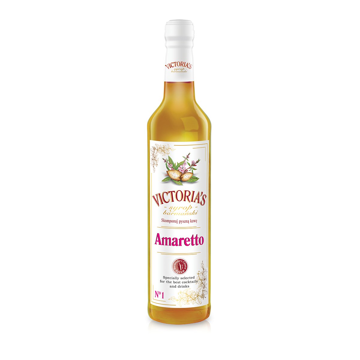 Victoria Cymes SYROP BARMAŃSKI AMARETTO 490ML