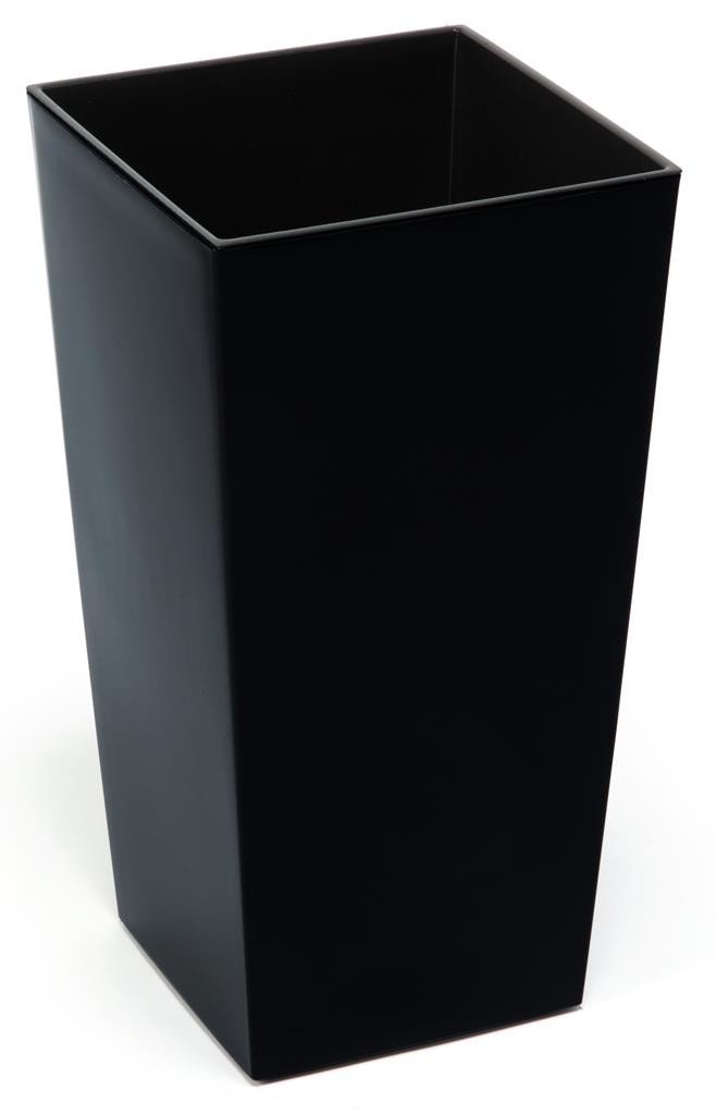 LAMELA plastics Doniczka Finezja 19 cm czarna
