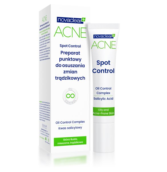 Equalan Novaclear+ Acne preparat punktowy do osuszania zmian trądzikowych 10 ml