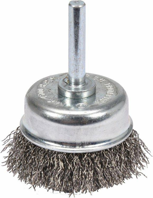 YATO SZCZOTKA DOCZOŁOWA Z TRZPIENIEM  50mm INOX